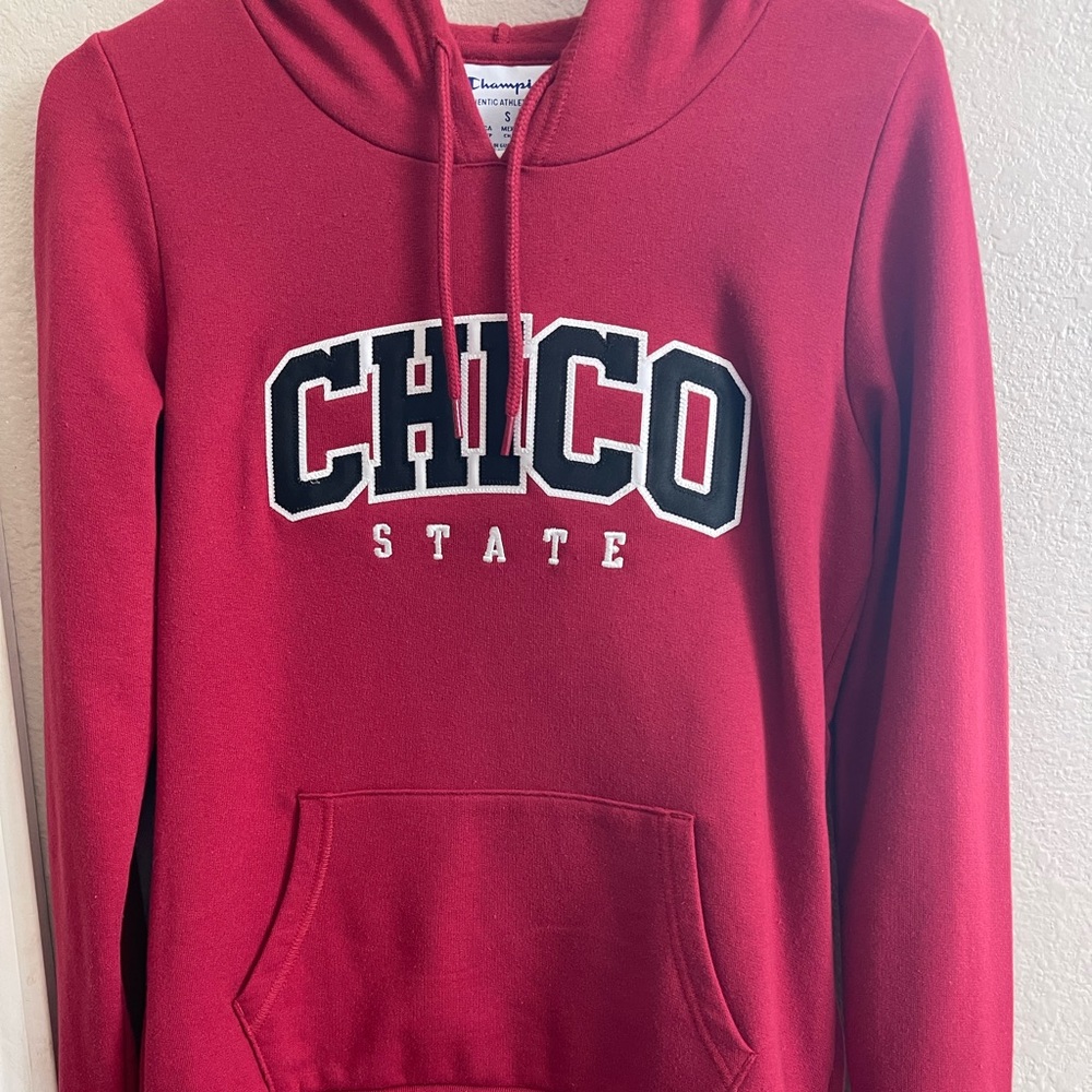 Chico State Champion size Small red hoodie Womens